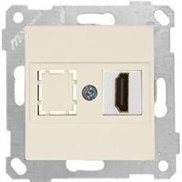 RİTA MEK TUŞ DATA PRİZİ 1*HDMI KREM 1